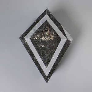 Salt & Pepper diamond | natural, kite cut *11x8mm, 1.9ct - Eden Garden Jewelry™