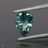 Sapphire | natural, teal color, pear-cut, *7x5mm, *1ct - choose yours - Eden Garden Jewelry™
