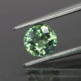 Sapphire | natural, green color, round-cut, *6mm, 1.1ct - Eden Garden Jewelry™