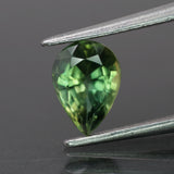 Sapphire | natural, yellowish green color, pear-cut, *7x5mm, 1ct - Eden Garden Jewelry™