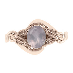 Custom request for Vasco | First Payment | Azalea engagement ring, oval gemstone - Eden Garden Jewelry™