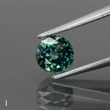 Sapphire | natural, teal color, round-cut, *5.5mm, *0.9ct - choose yours - Eden Garden Jewelry™