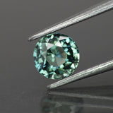 Sapphire | natural, teal color/color changing, round-cut, *6mm, 1ct - Eden Garden Jewelry™