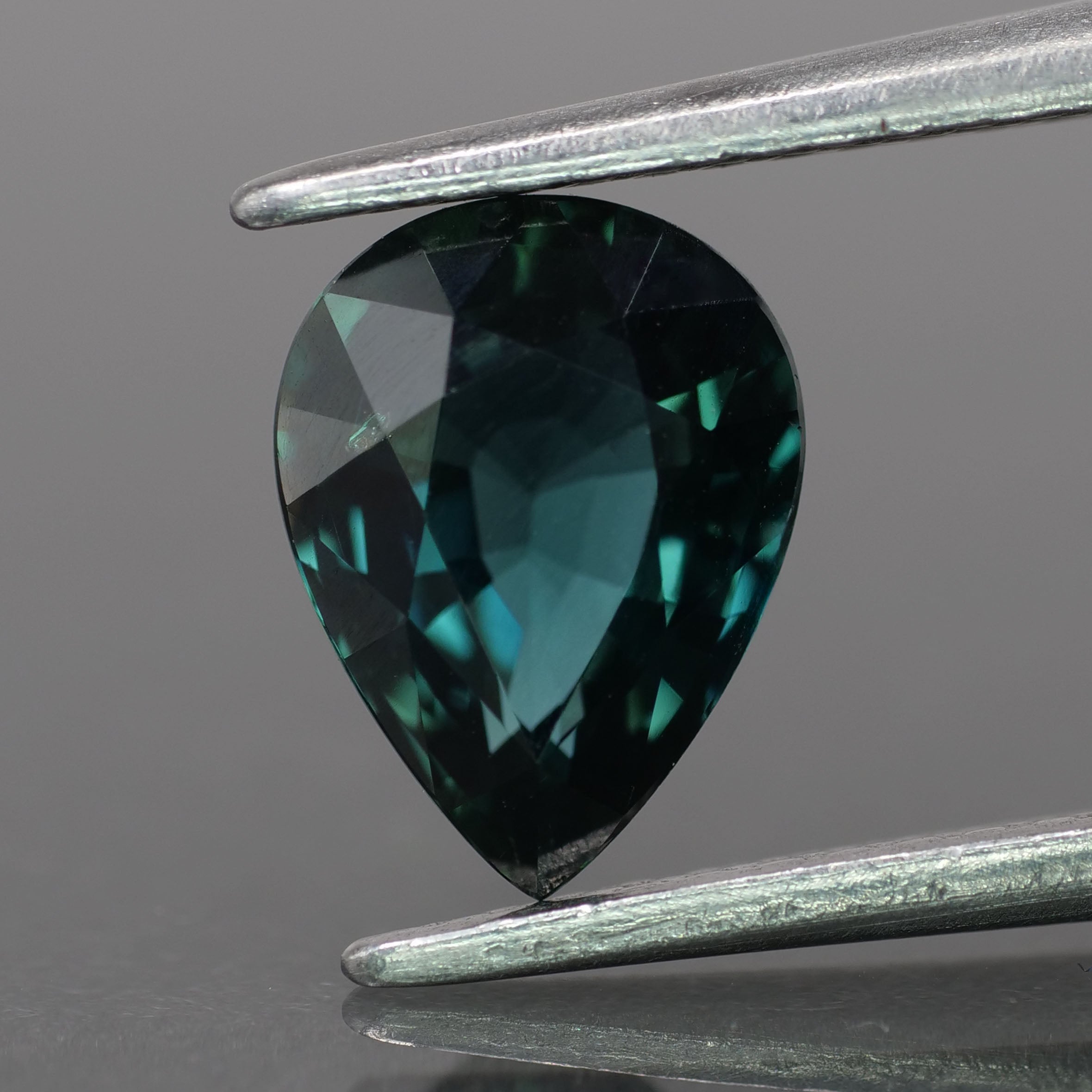 Sapphire | natural, teal color/color changing, pear-cut, *8x6mm, 1.4ct - Eden Garden Jewelry™
