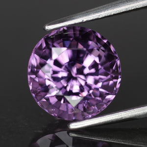 Violet Spinel | natural, round cut *8mm, VS, 2.78ct - Eden Garden Jewelry™