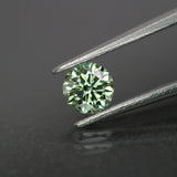 Lab grown diamond | IGI certified | round-cut, *5mm, Fancy vivid green color, VVS2, *0.5ct - Eden Garden Jewelry™
