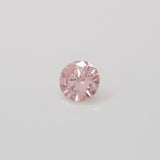 Lab grown diamond | IGI certified | round-cut, 5mm, Fancy vivid pink color, VS1, 0.45ct - Eden Garden Jewelry™