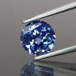 Sapphire | Royal Blue color, lab created, round cut, 6.5mm VS 1.4ct - Eden Garden Jewelry™