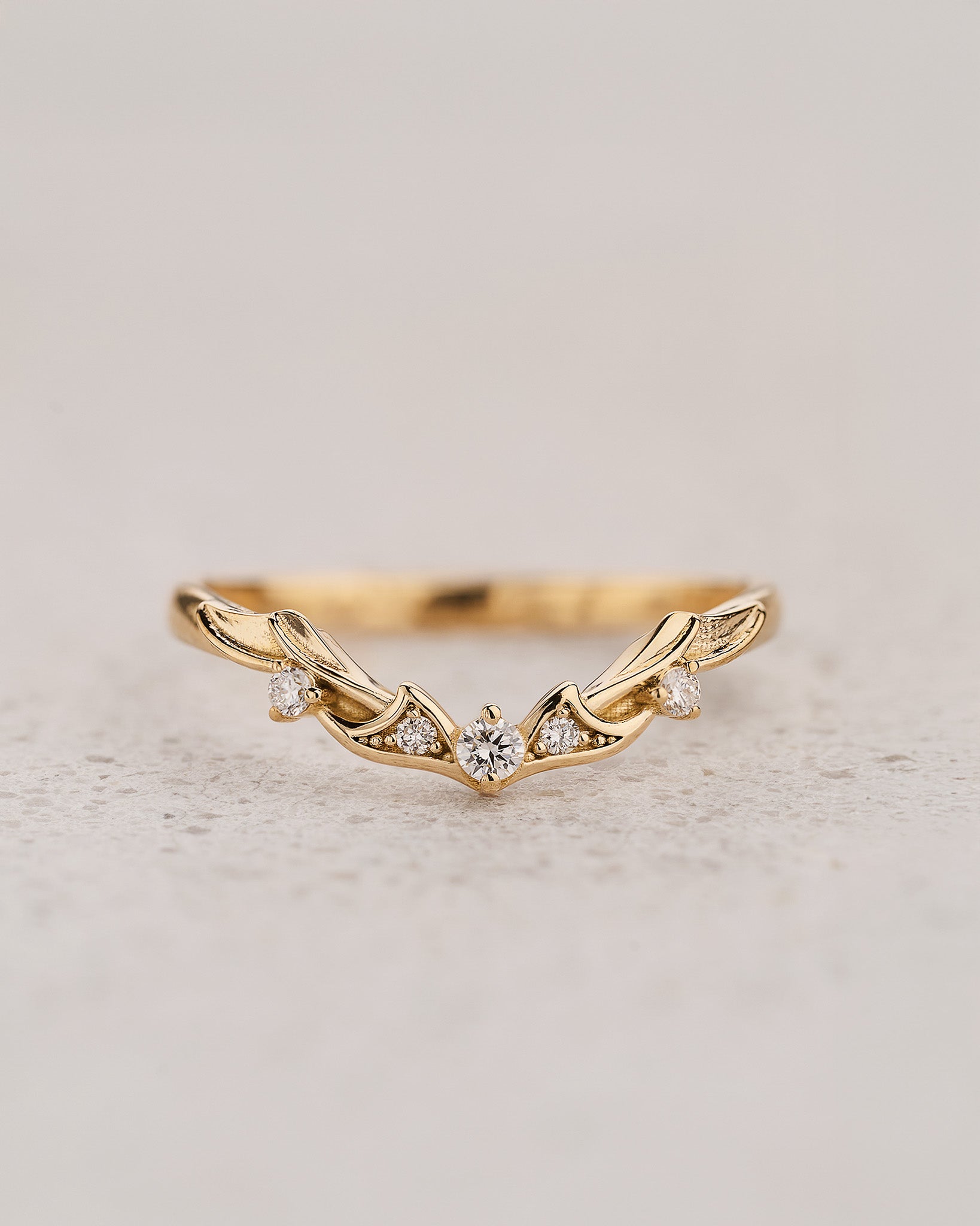 Dragon matching wedding band with diamonds / Draco - Eden Garden Jewelry™