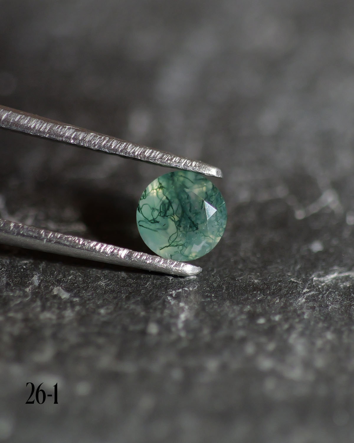 Moss agate | green color, round-cut, 5mm, 0.5ct - choose yours - Eden Garden Jewelry™