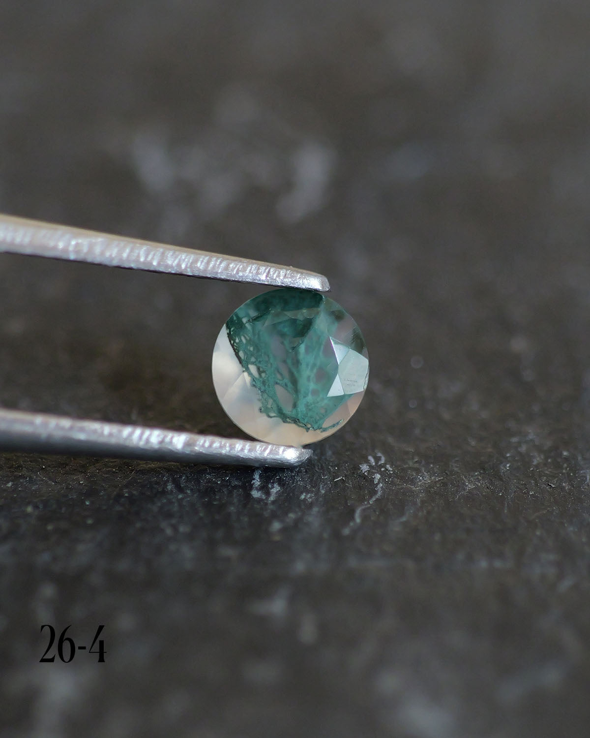 Moss agate | green color, round-cut, 5mm, 0.5ct - choose yours - Eden Garden Jewelry™