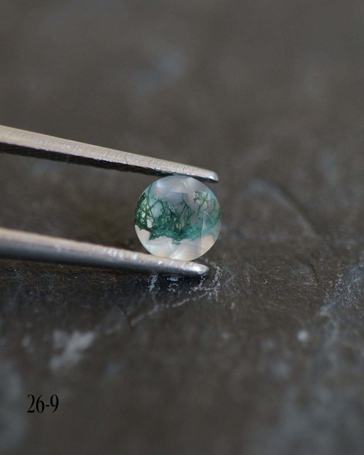 Moss agate | green color, round-cut, 5mm, 0.5ct - choose yours - Eden Garden Jewelry™