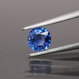 Sapphire | natural, blue color, cushion-cut, 5x5mm, 0.60ct, Ceylon