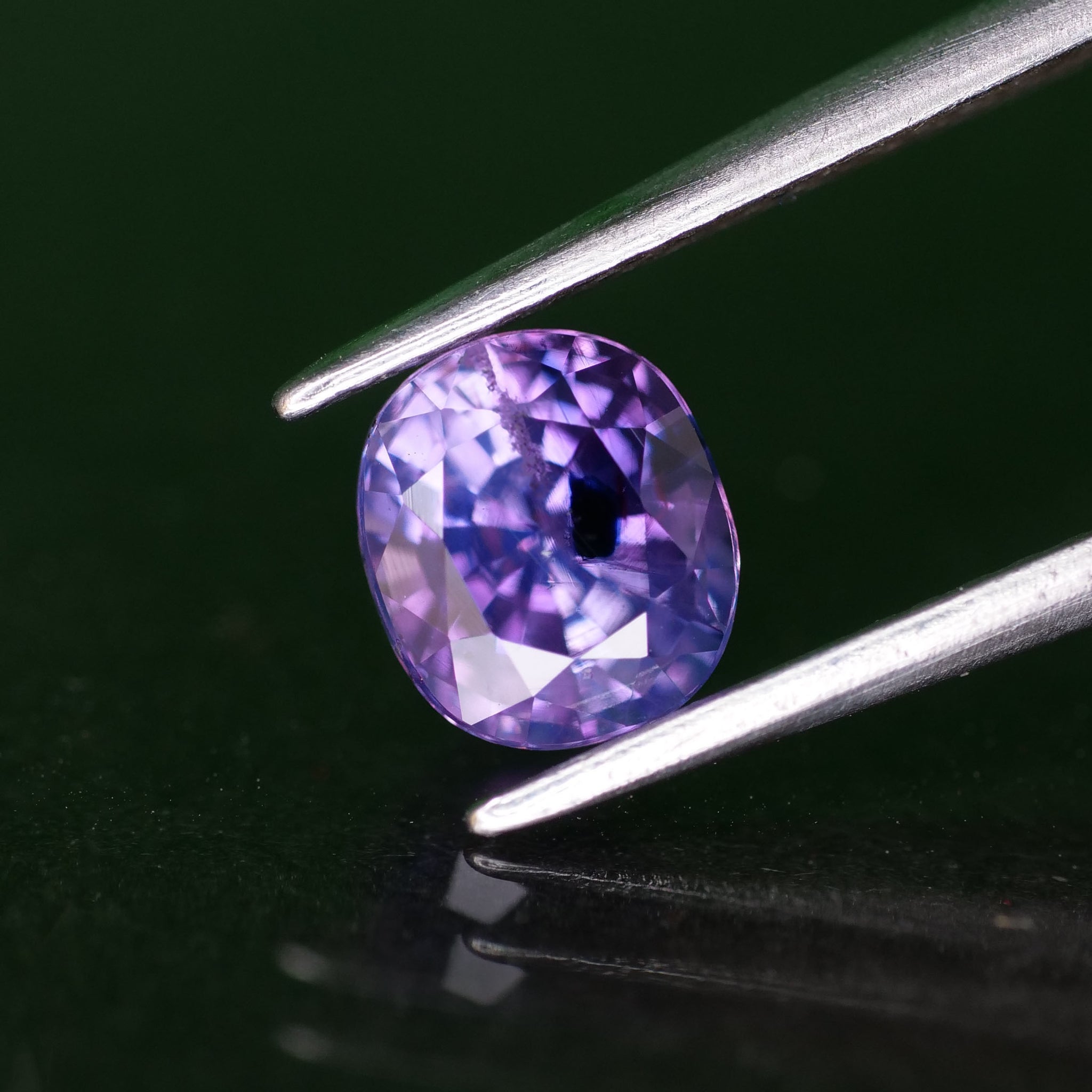 Sapphire opalescent | natural pinkish purple, cushion cut *6.3x5.5mm, VS *1.3ct - Eden Garden Jewelry™