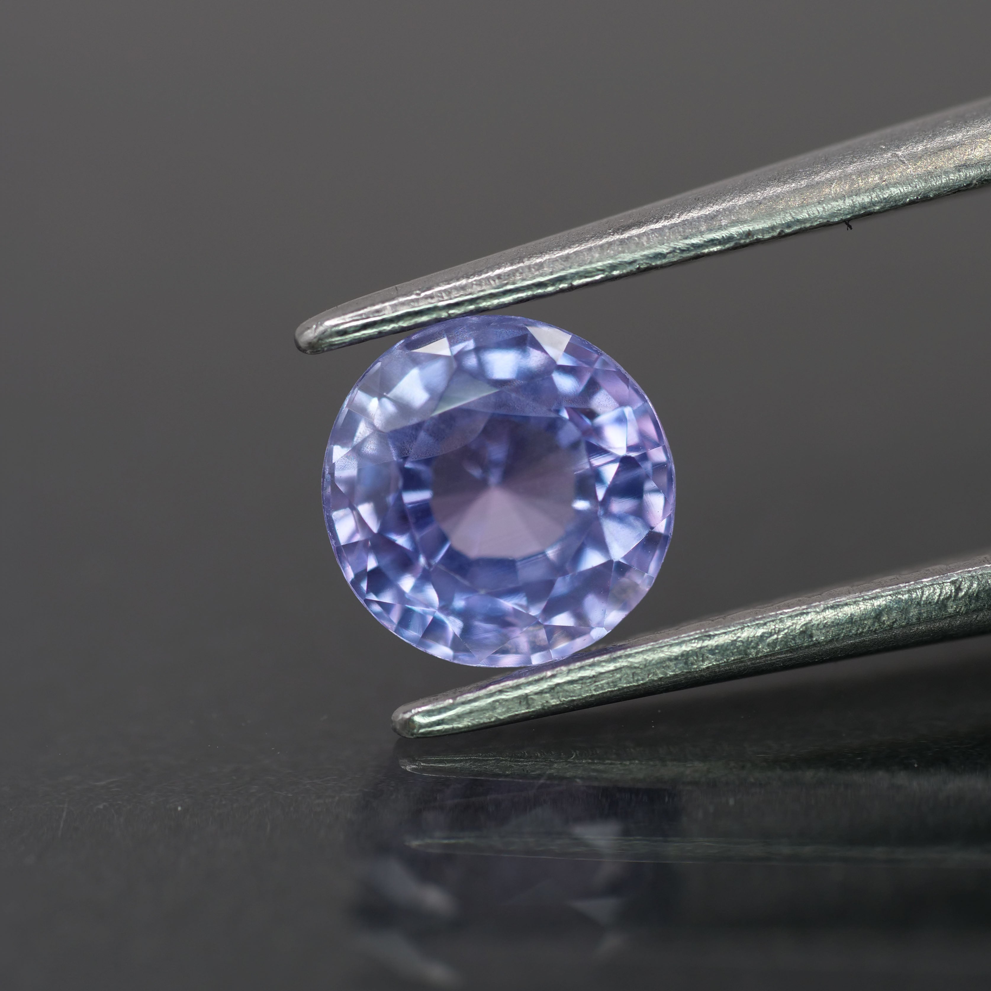 Sapphire | natural, purple color, round-cut, *5.5mm, *1ct - Eden Garden Jewelry™