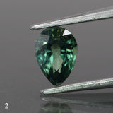 Sapphire | natural, teal color, pear-cut, *7x5mm, *1ct - choose yours - Eden Garden Jewelry™