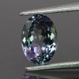 Tanzanite | natural, bi-color: purple & green color, oval-cut, *8x6mm, 1.4ct - Eden Garden Jewelry™