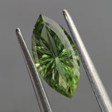 Sapphire | natural, green color, fantasy-cut, *10x5mm, 1ct - Eden Garden Jewelry™