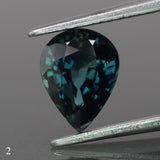 Sapphire | natural, teal color, pear-cut, *8x6mm, *1.5ct - choose yours - Eden Garden Jewelry™