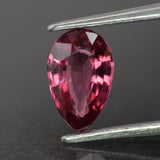 Spinel | natural, raspberry color, pear-cut, *8x5 mm, 1ct - Eden Garden Jewelry™