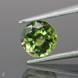 Sapphire | natural, green color, round-cut, *6.5mm, *1.3ct - choose yours - Eden Garden Jewelry™