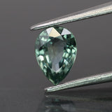 Sapphire | natural, teal color, pear-cut, 7x5mm, 1ct - Eden Garden Jewelry™