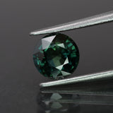 Sapphire | natural, teal color/color changing, round-cut, *6mm, 1.2ct - Eden Garden Jewelry™