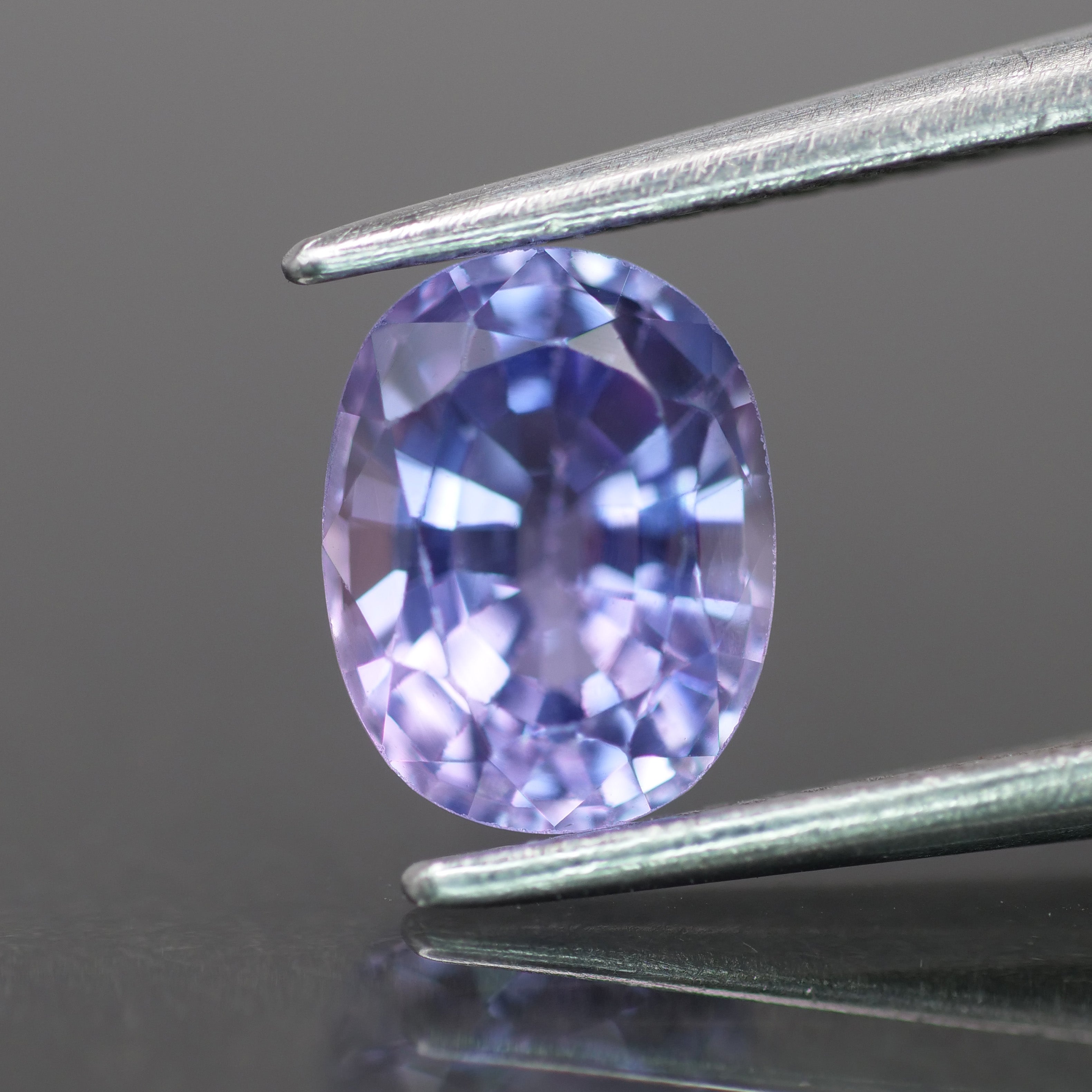 Sapphire | natural, lilac color, oval-cut, *7.5x6mm, 1.4ct - Eden Garden Jewelry™