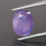 Opalescent sapphire | natural, purplish pink color, oval-cut, *7.5x6mm, 2ct - Eden Garden Jewelry™