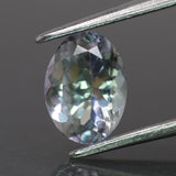 Tanzanite | natural, multi-colour: green, purple, blue, oval-cut, 8x6mm, 1.2ct - Eden Garden Jewelry™