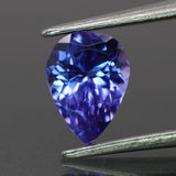 Tanzanite | natural, bluish purple color, pear-cut, *8x6mm, 1ct - Eden Garden Jewelry™