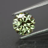 Lab grown diamond | IGI certified | round-cut, *6.5mm, Fancy vivid green color, VS1, *1ct - Eden Garden Jewelry™