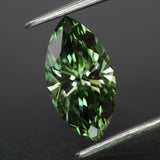 Lab grown diamond | IGI certified | marquise-cut, *12x6mm, Fancy vivid green color, VS1, 1.5ct - Eden Garden Jewelry™