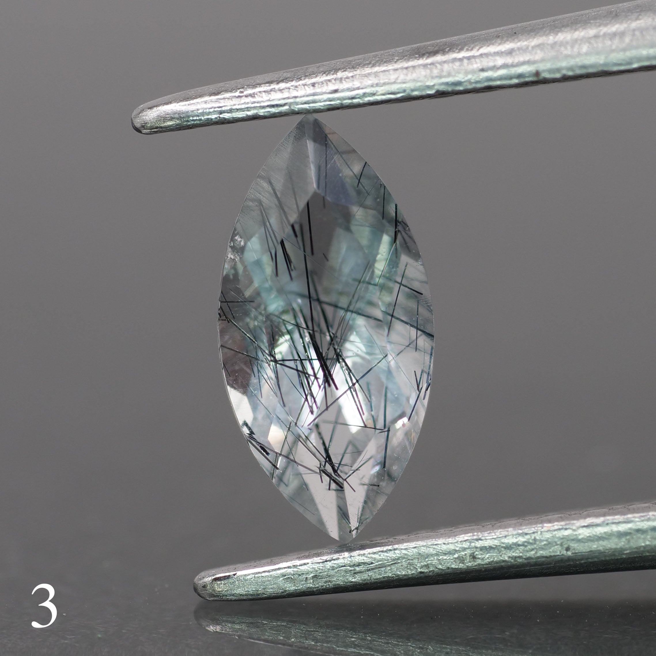 Rutile quartz | marquise-cut, 8x4mm, *0.6ct - choose yours - Eden Garden Jewelry™