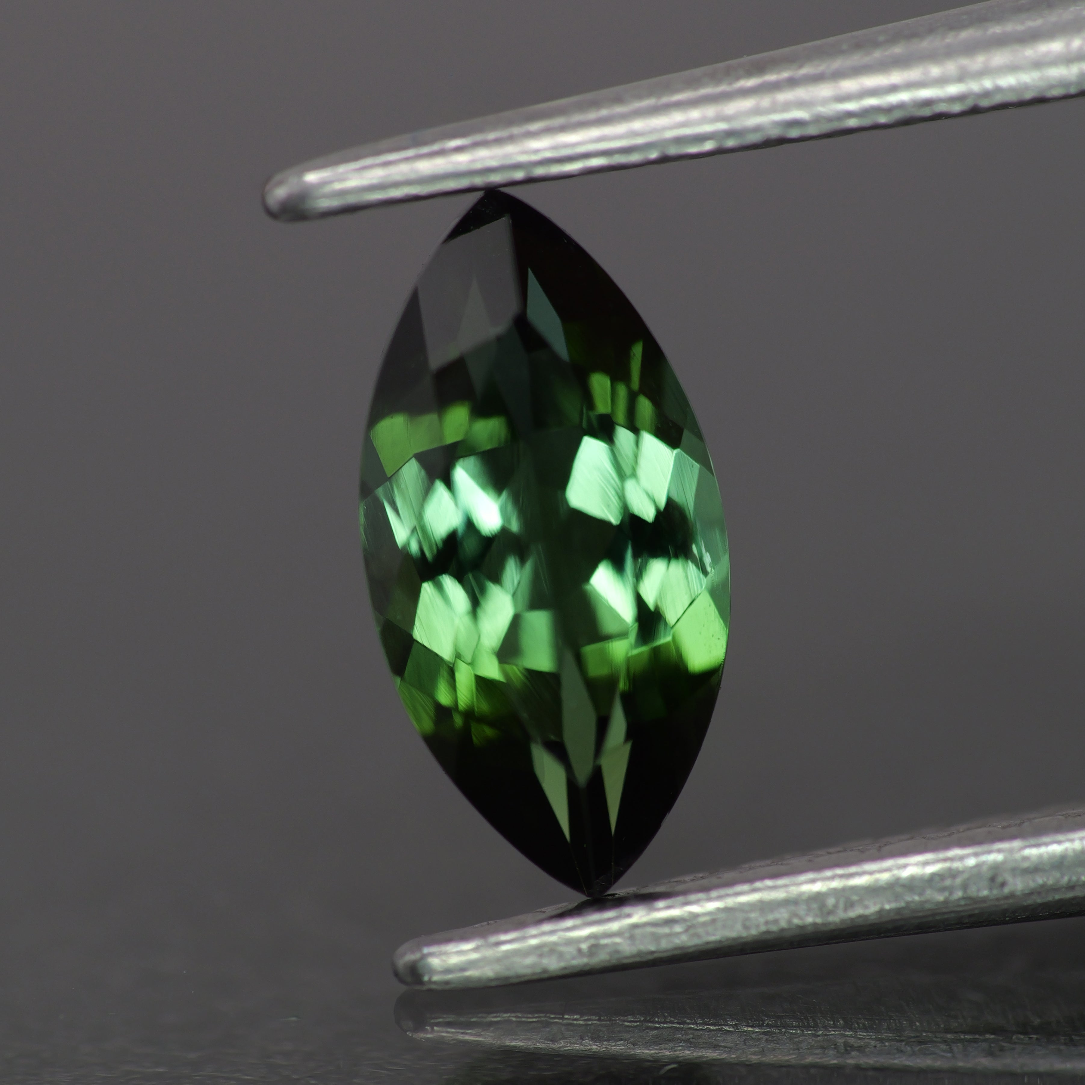Tourmaline | natural, green color, marquise-cut, 8x4mm, 0.65ct - Eden Garden Jewelry™