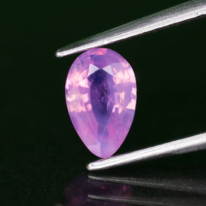 Sapphire opalescent | natural, pink colour, pear cut *7x5mm, VS 0.73ct - Eden Garden Jewelry™
