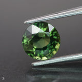 Sapphire | natural, green color, round-cut, *6.5mm, *1.3ct - choose yours - Eden Garden Jewelry™