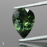 Sapphire | natural, green color, pear-cut, 8x6mm, *1.4ct - choose yours - Eden Garden Jewelry™