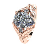 Payment plan: Wisteria bridal set with alexandrite and lab rubies (3 installments) - Eden Garden Jewelry™