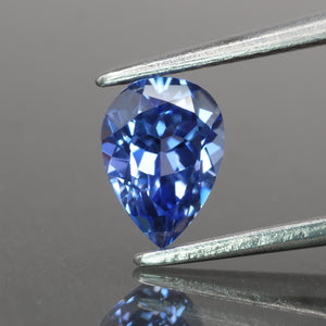 Blue Sapphire | lab created, pear cut 7 x 5mm, VS 1ct - Eden Garden Jewelry™