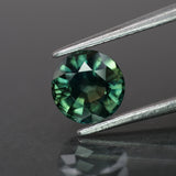 Sapphire | natural, teal color/color changing, round-cut, *6mm, 1.2ct - Eden Garden Jewelry™