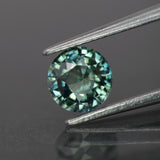 Sapphire | natural, teal color/color changing, round-cut, *6mm, 1ct - Eden Garden Jewelry™