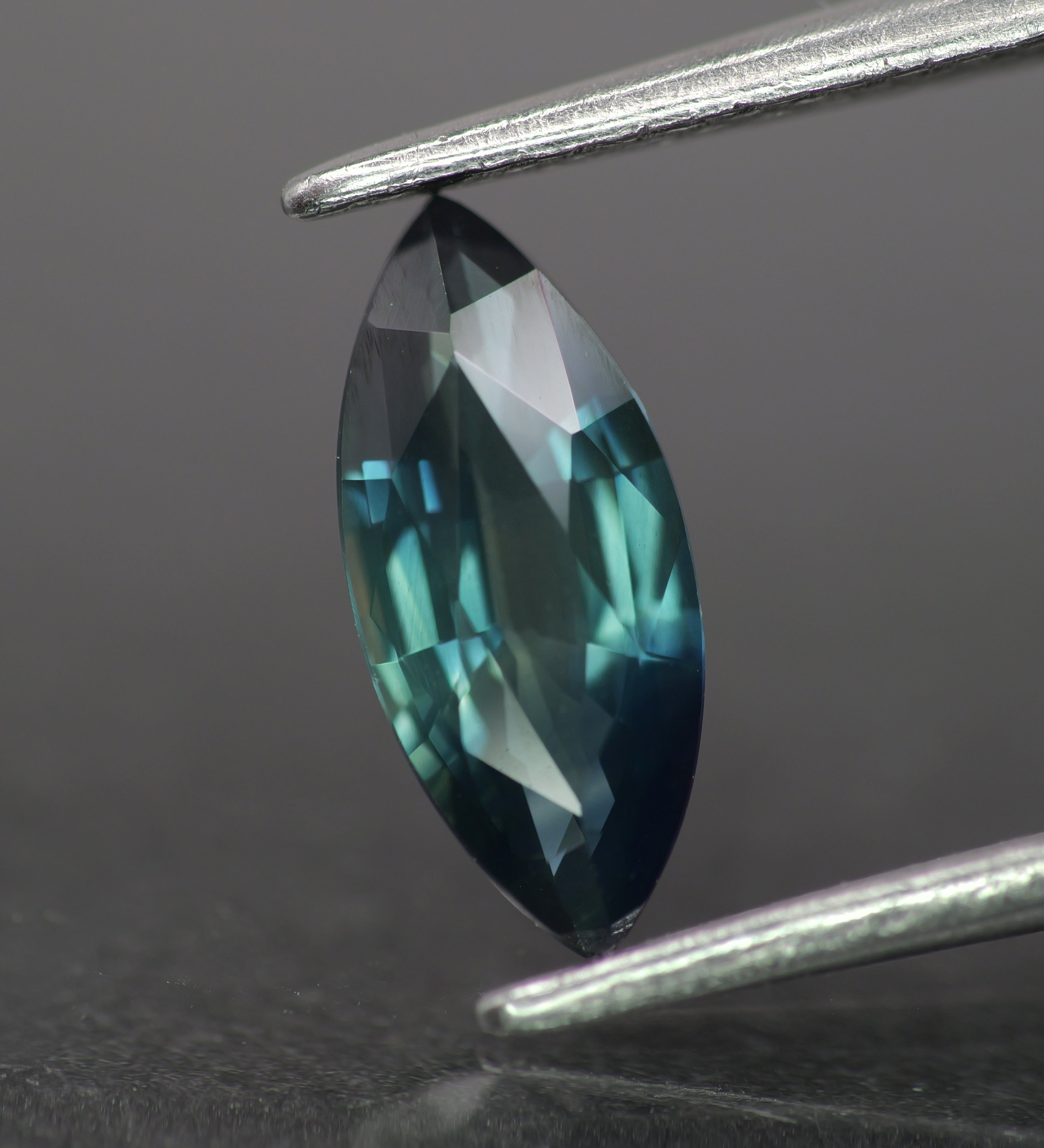 Sapphire | natural, blue color, marquise-cut, 9.5x4mm, 0.8ct, Australia - Eden Garden Jewelry™