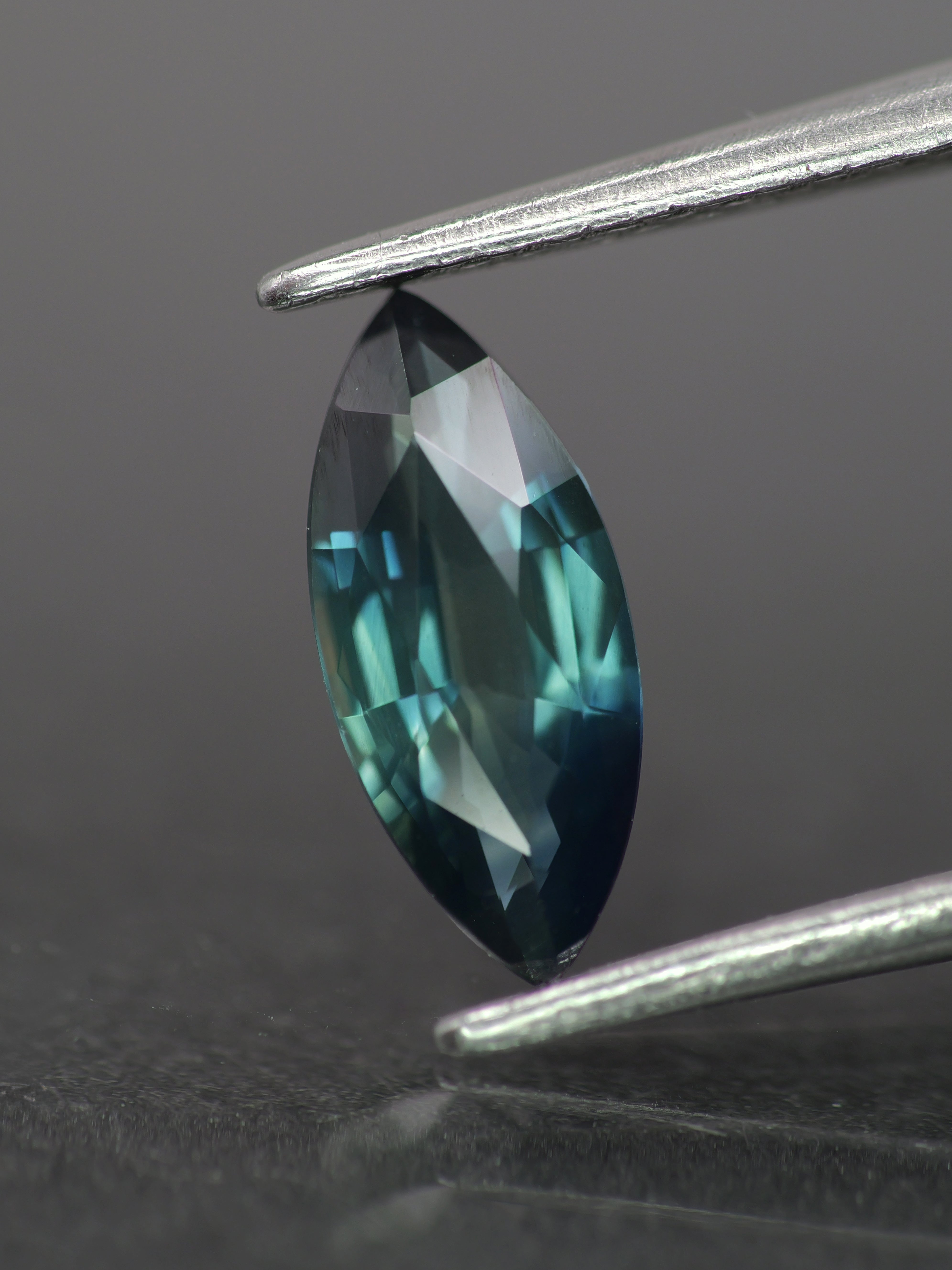 Sapphire | natural, blue color, marquise-cut, 9.5x4mm, 0.8ct, Australia - Eden Garden Jewelry™