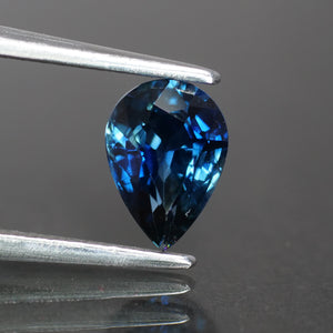 Blue Sapphire | natural, pear cut 7x5 mm, VS, 0.90ct - Eden Garden Jewelry™
