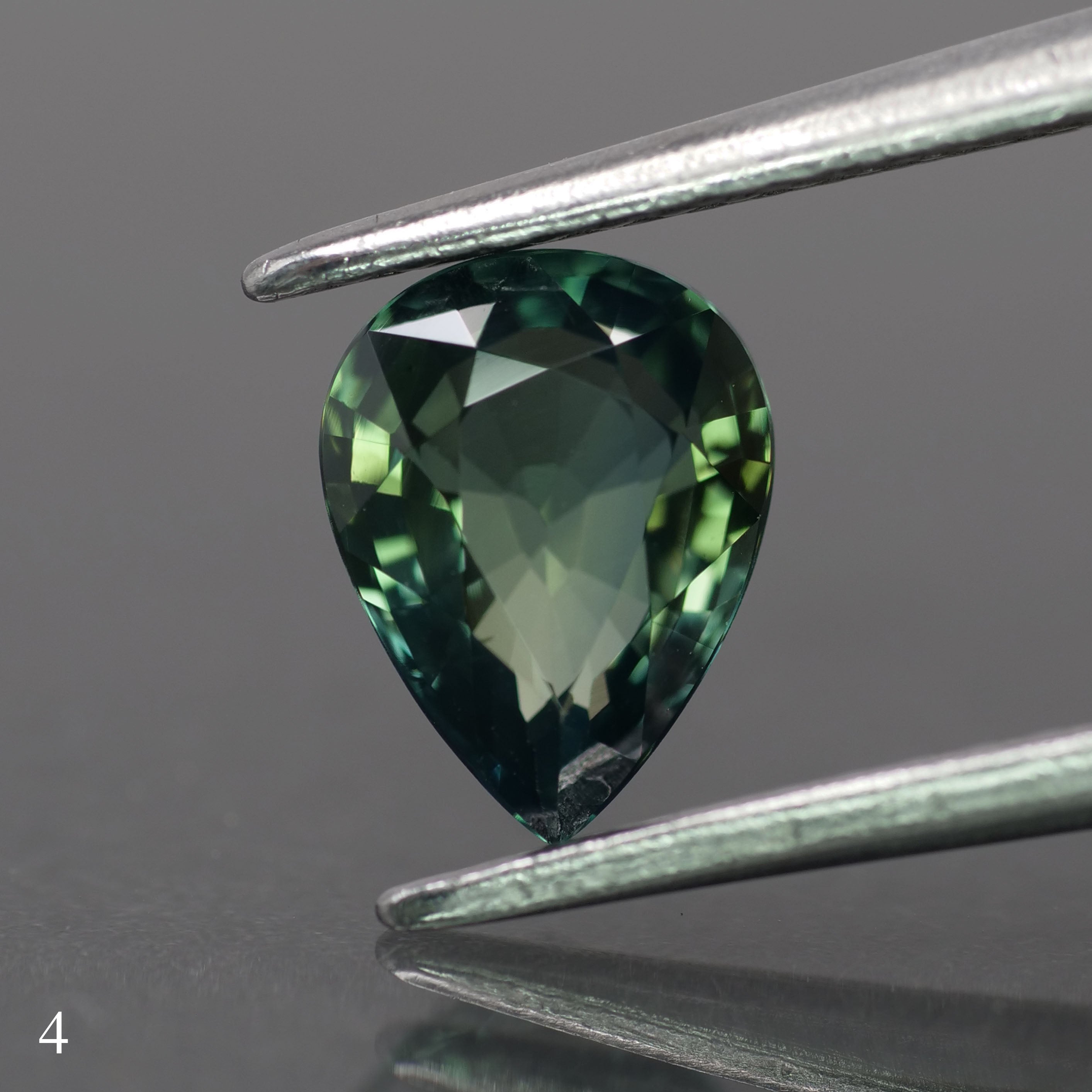 Sapphire | natural, teal color, pear-cut, *7x5mm, *1ct - choose yours - Eden Garden Jewelry™