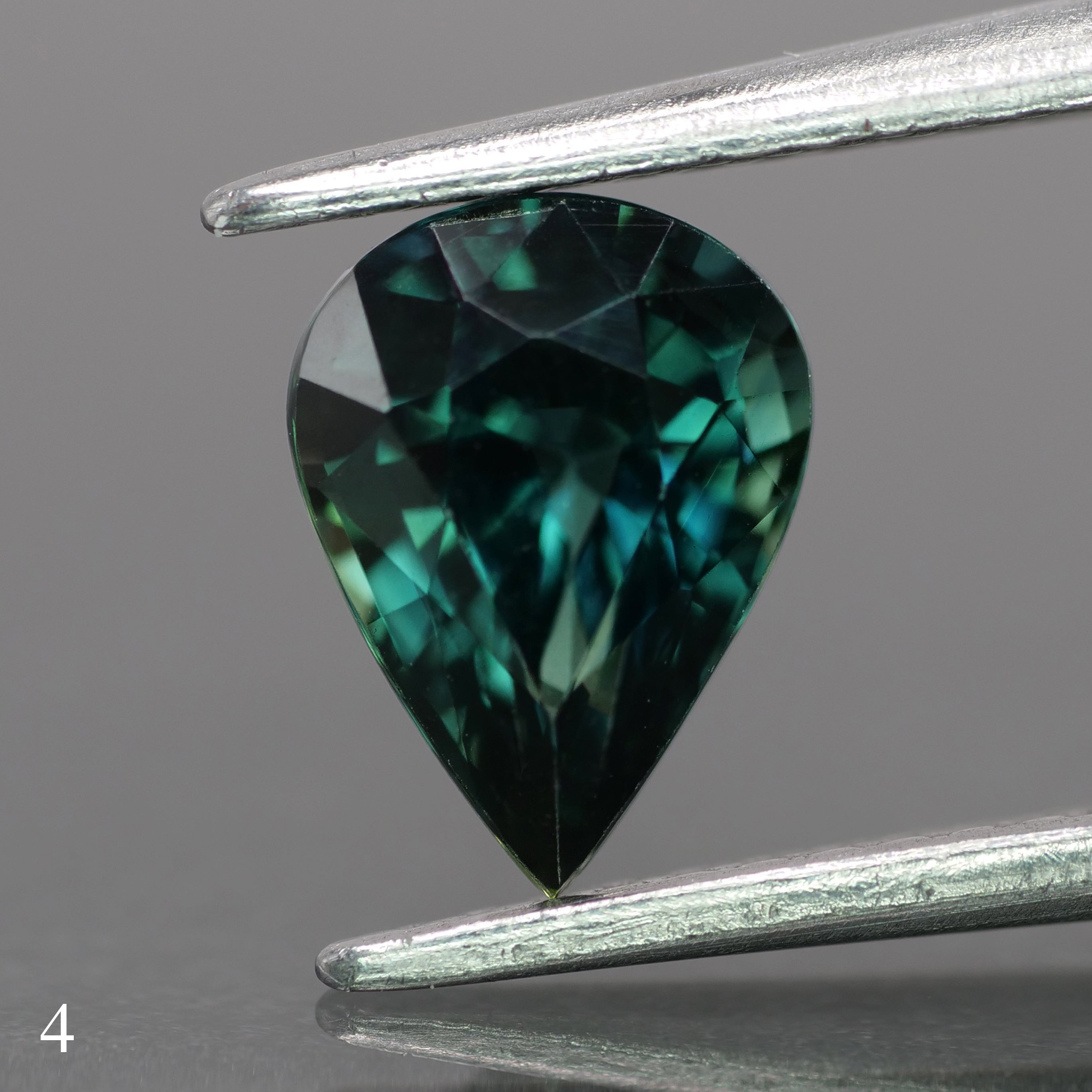 Sapphire | natural, teal color, pear-cut, *8x6mm, *1.5ct - choose yours - Eden Garden Jewelry™