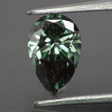 Lab grown diamond | IGI certified | pear-cut, 10x6.5mm, Fancy vivid green color, VVS 2, *1.5ct - Eden Garden Jewelry™