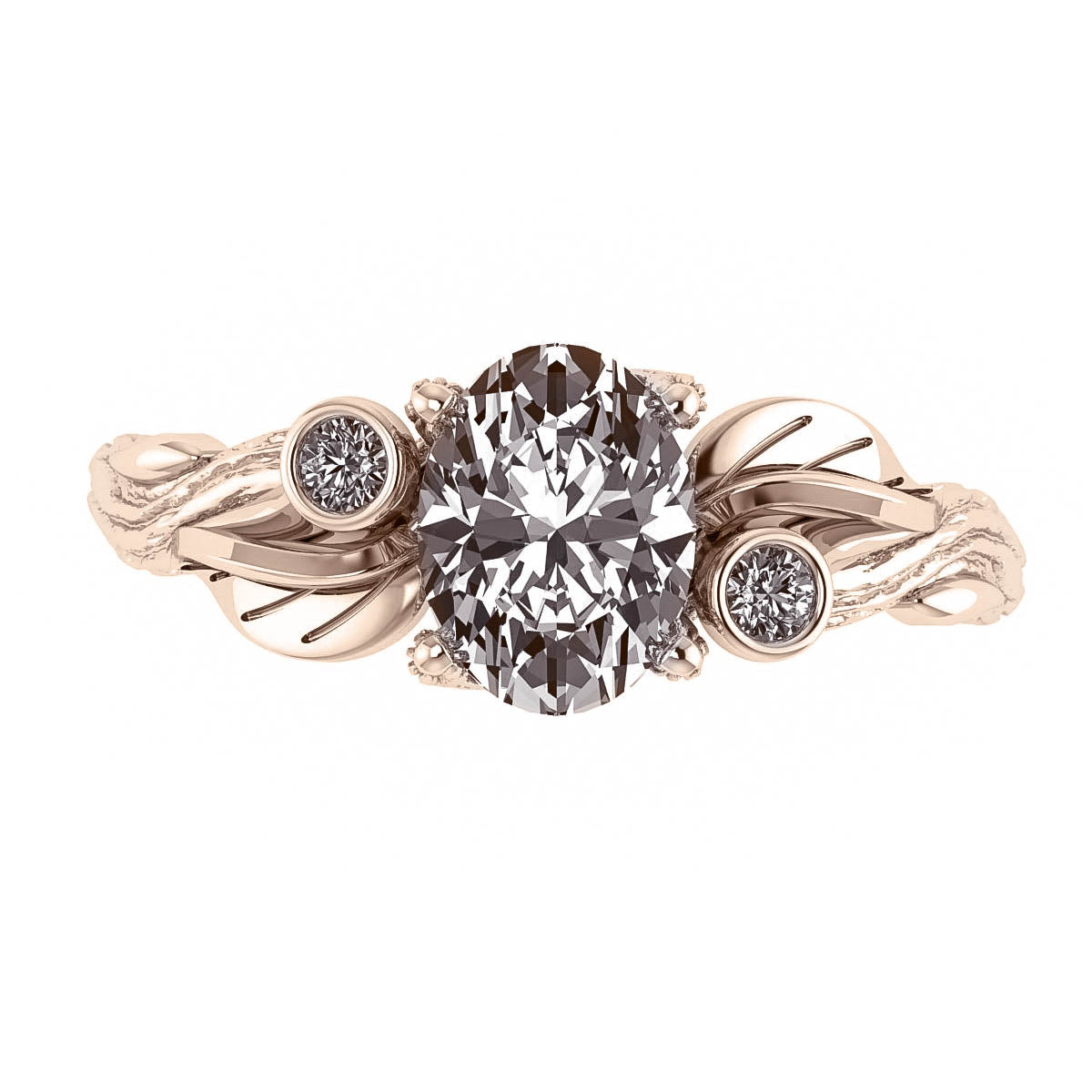 Deposit payment: Custom engagement ring Florentina/ Arius design - Eden Garden Jewelry™