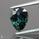 Sapphire | natural, teal color, pear-cut, *8x6mm, *1.5ct - choose yours - Eden Garden Jewelry™